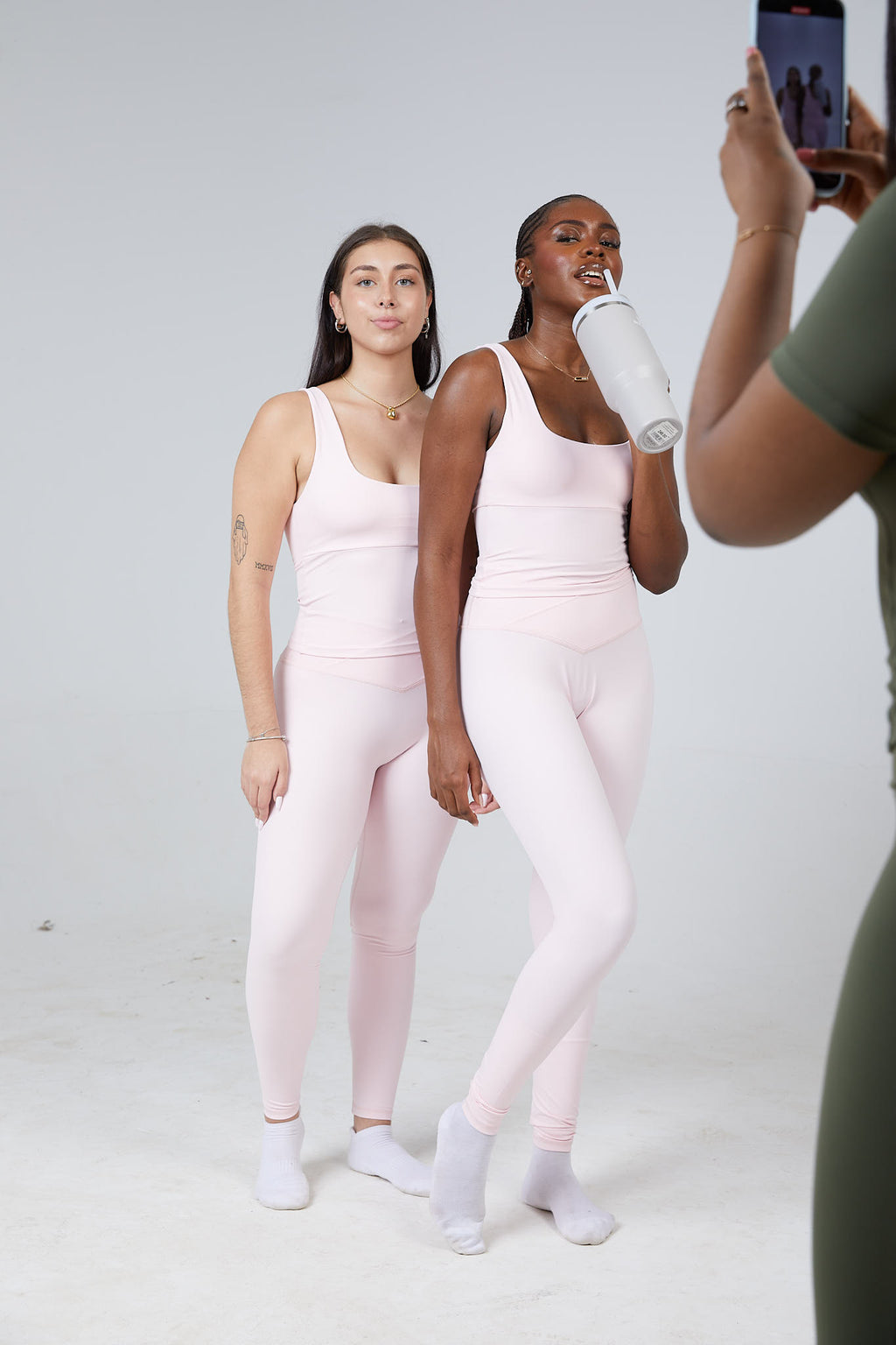 Galaxy Legging Pink | sport body sculpt fabric