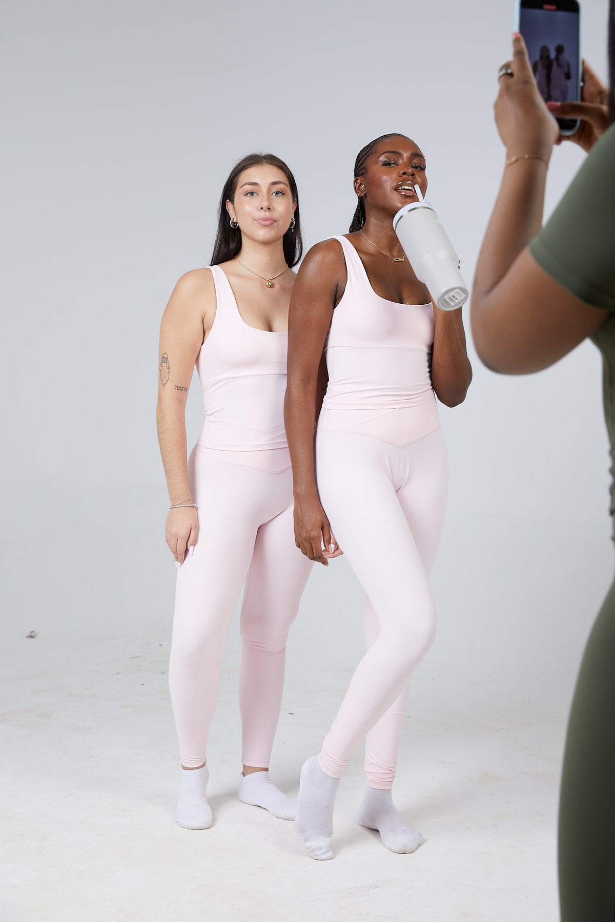 Galaxy Legging Pink | sport body sculpt fabric
