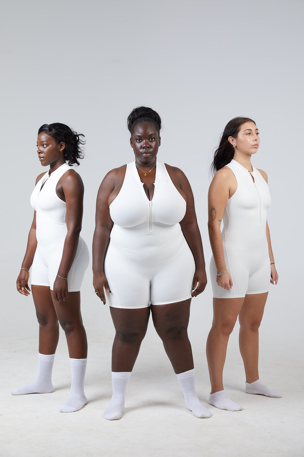 Blanco Jumpsuit | Sport  body Sculpt