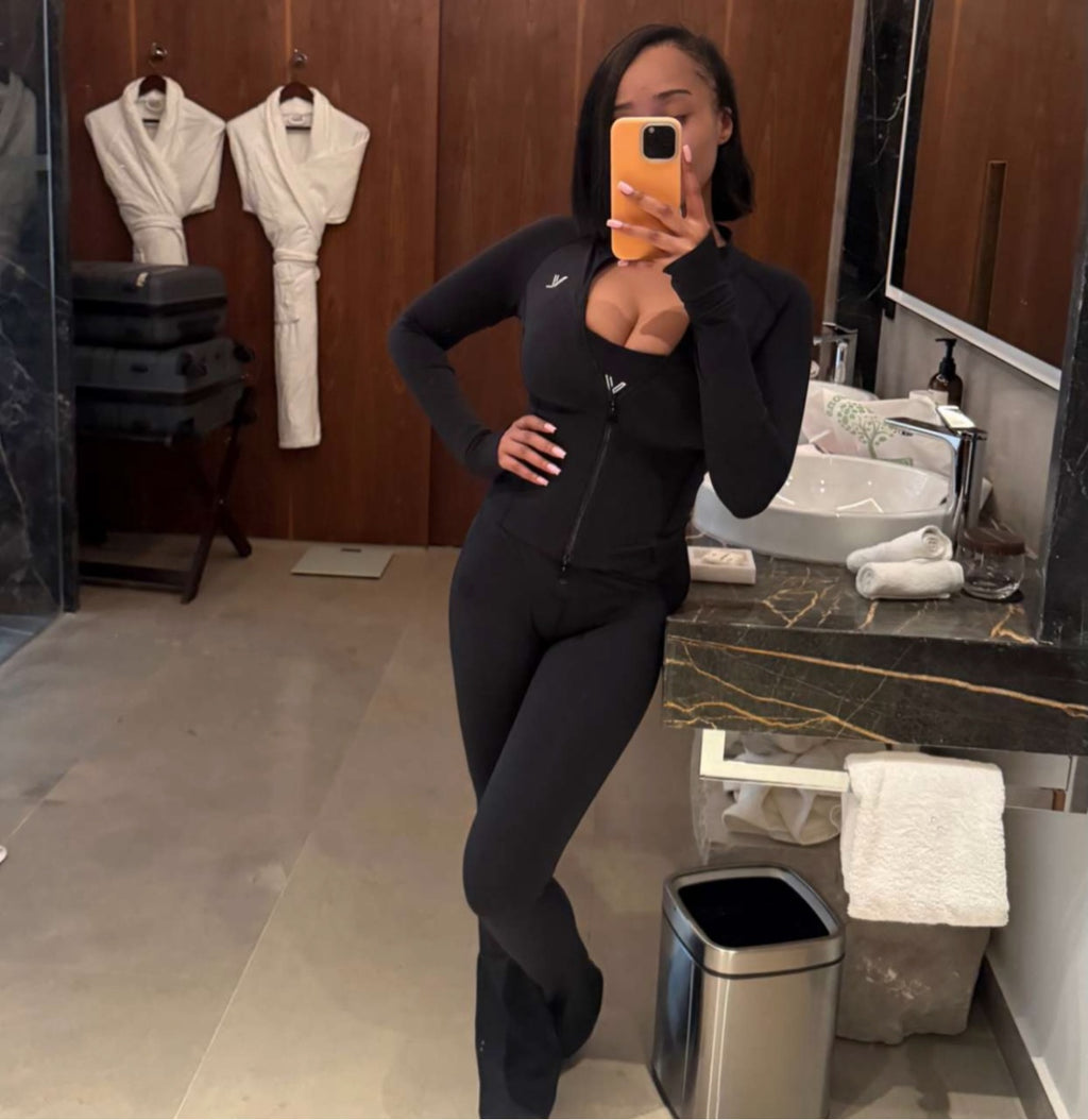 The Sculpt Leggings | Polyskin fabric