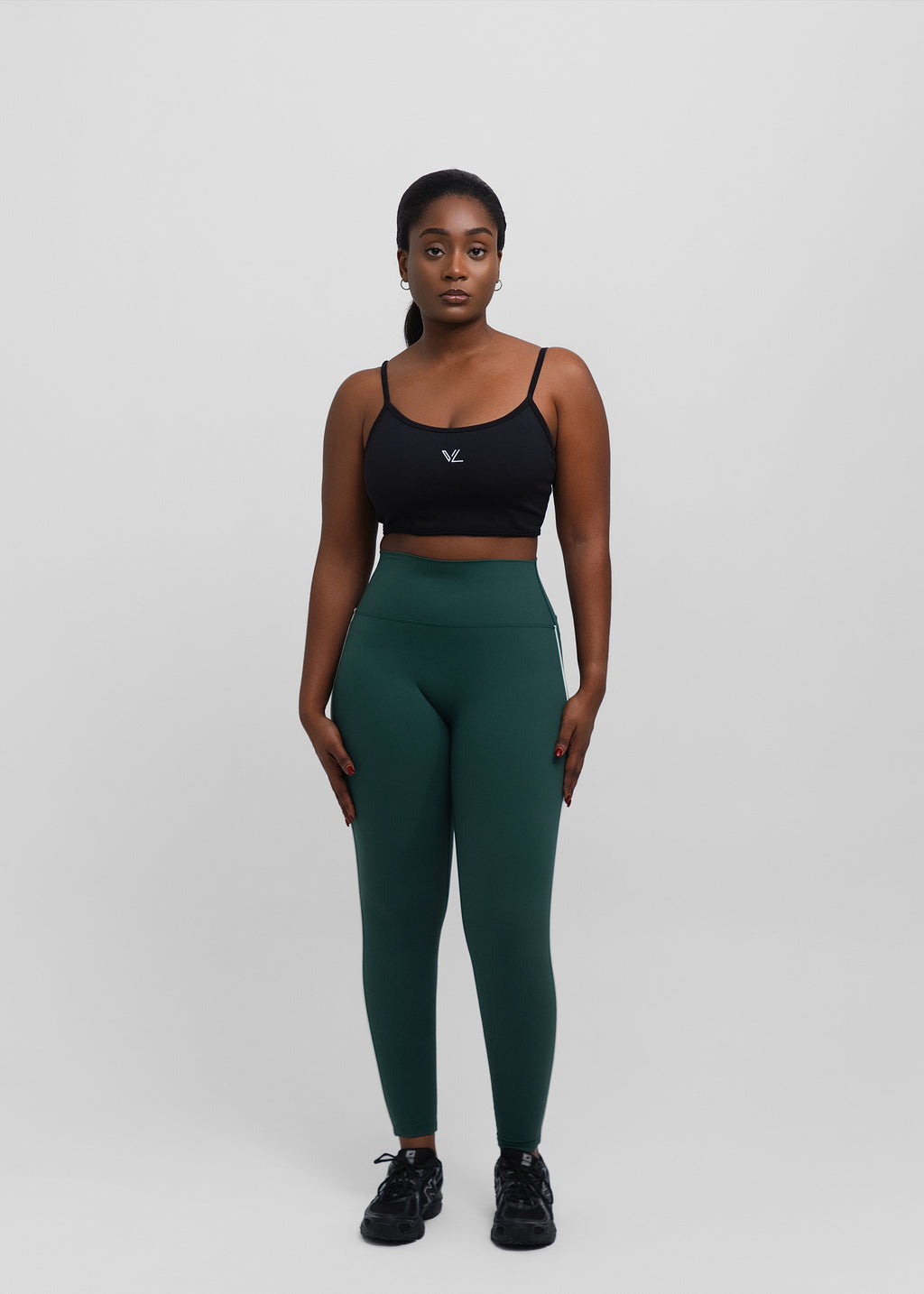 Green Cross legging  | Butter Fabric