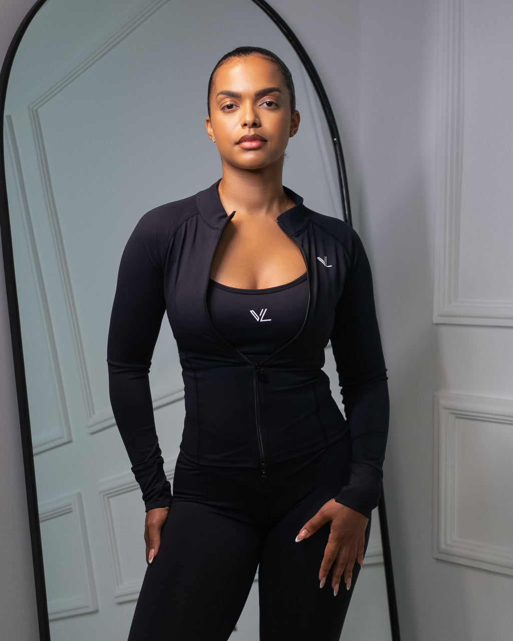 The Sculpt Jacket | Polyskin Fabric