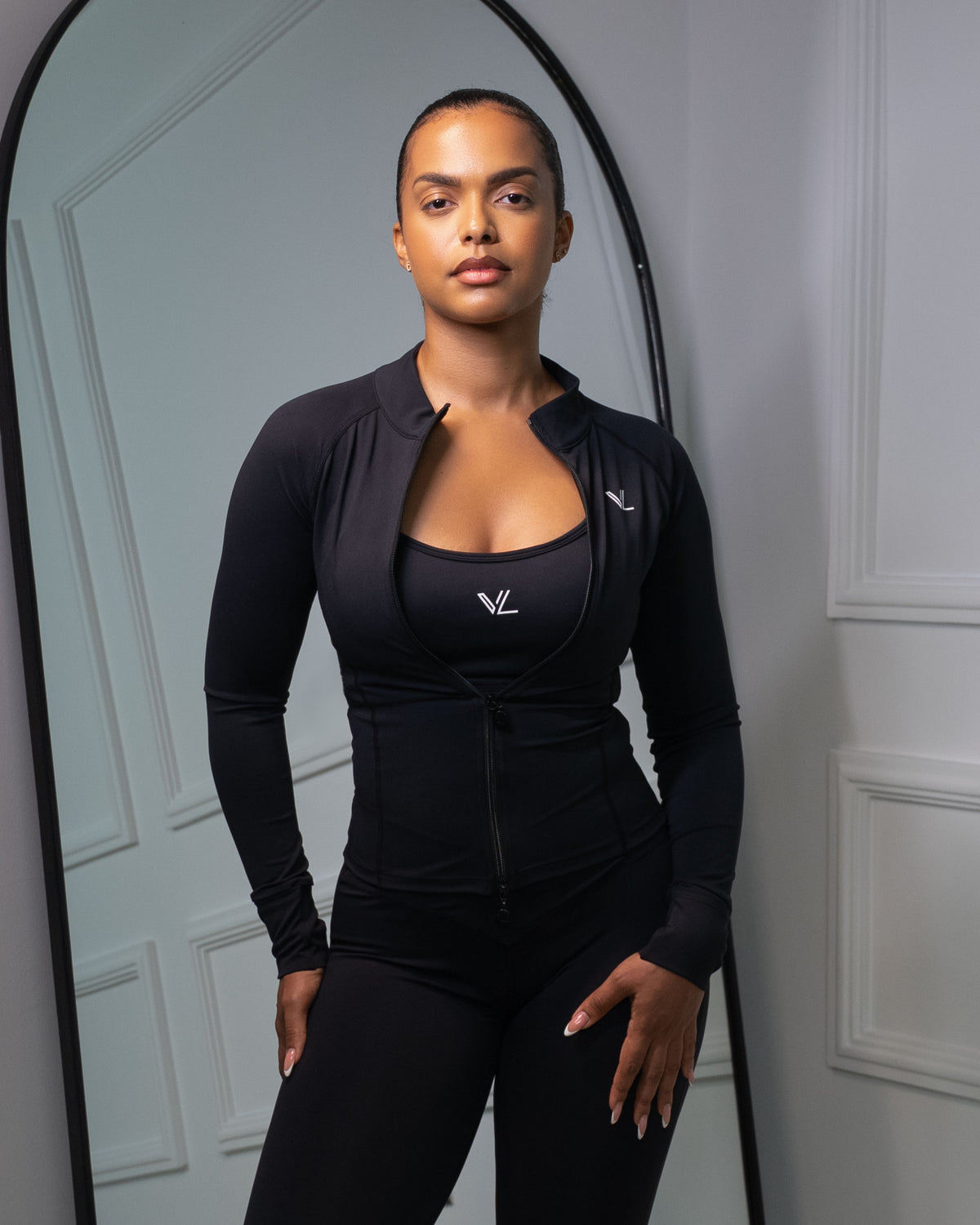 The Sculpt Jacket | Polyskin Fabric